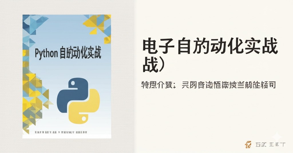 电子书:《Python自动化实战》